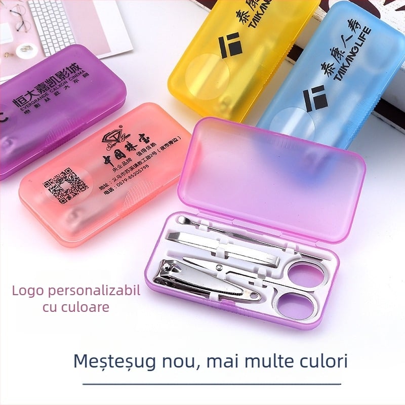 Set de instrumente pentru tăierea unghiilor – oțel inoxidabil, marcă DIY, unelte pentru manichiură