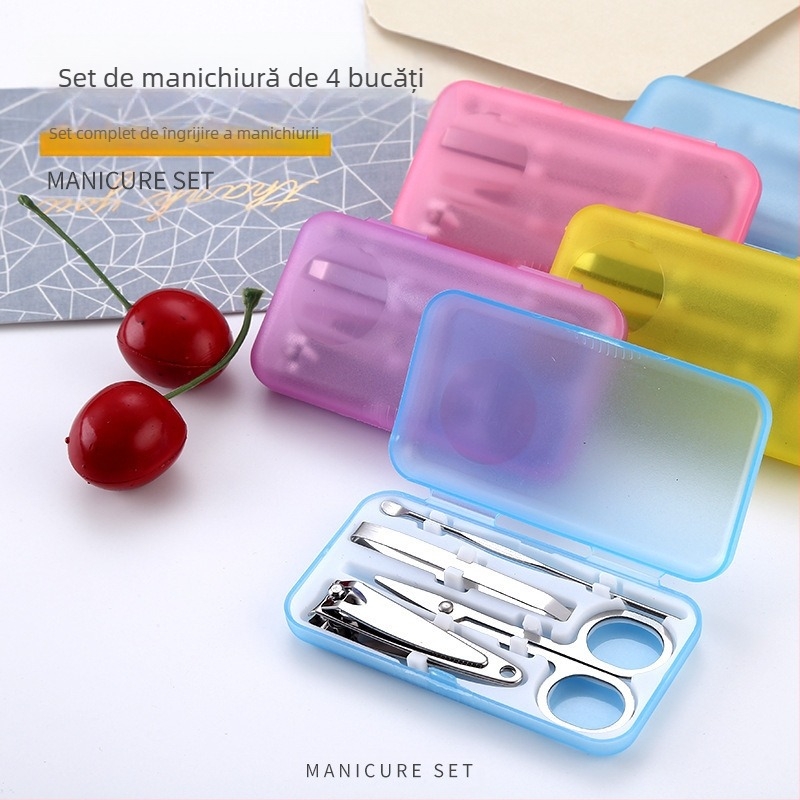 Set de instrumente pentru tăierea unghiilor – oțel inoxidabil, marcă DIY, unelte pentru manichiură