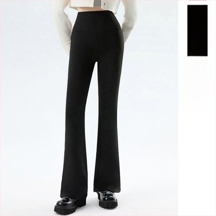 Pantaloni pentru mame însărcinate și postnatale, cu susținere abdominală, material gros, micro-elastici, poliester 30–50%, croială slim