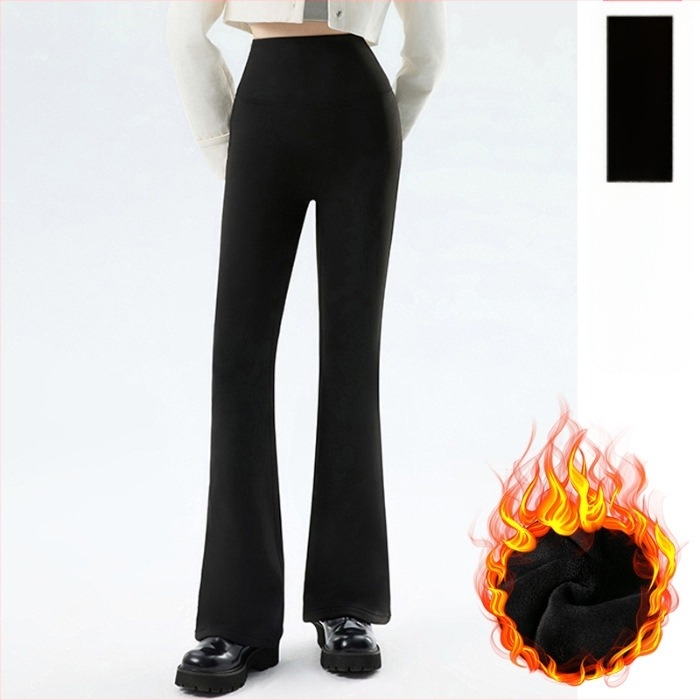 Pantaloni pentru mame însărcinate și postnatale, cu susținere abdominală, material gros, micro-elastici, poliester 30–50%, croială slim