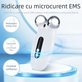 V-Face Roller EMS Masaj facial pentru uz casnic: lifting și fermitate, portabil, IPX6 rezistent la apă, baterie încorporată 300–500 mAh, aozhifeng