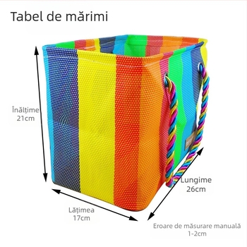 Sac de baie din plasă din rășină – pliabil, impermeabil, pentru igienă și depozitare, potrivit pentru călătorii și acasă