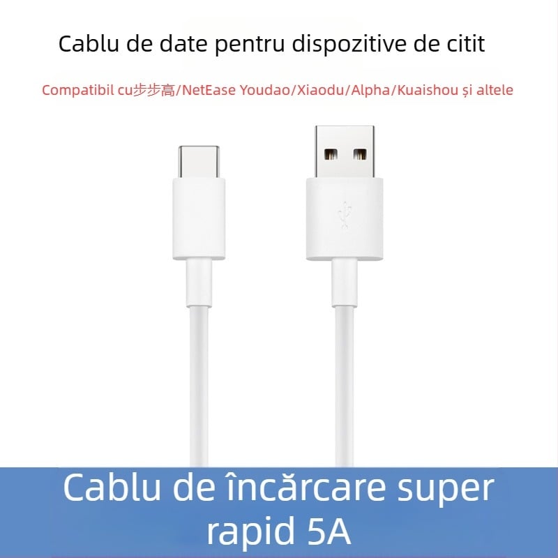 Cablu de încărcare pentru stilou dicționar, compatibil cu NetEase Youdao, Xiaodu, Alpha, Xiaoxun și iFlytek