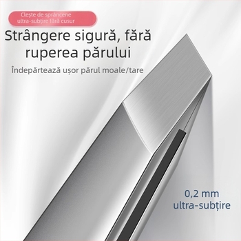 Clip pentru sprâncene, ultra-subțire din oțel inoxidabil, precizie pentru smulgerea sprâncenelor și a bărbii, origine Yangjiang