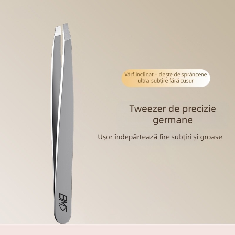 Clip pentru sprâncene, ultra-subțire din oțel inoxidabil, precizie pentru smulgerea sprâncenelor și a bărbii, origine Yangjiang