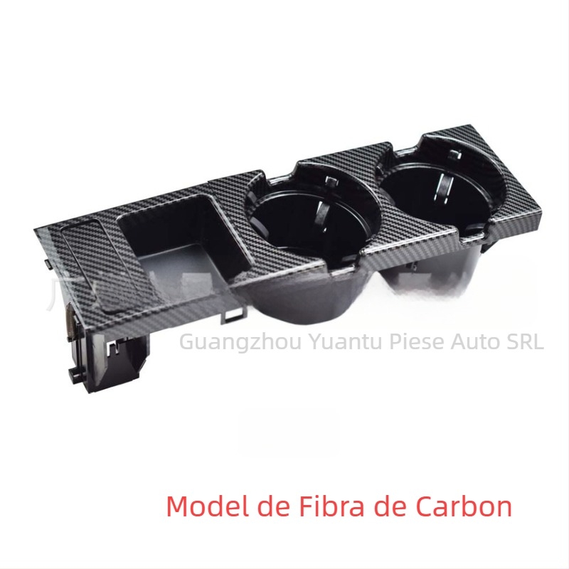 BMW Seria 3 E46 Suport pentru pahare în consola centrală și cutie de depozitare, ABS+PC, modele 51168217957/51168217953, compatibil cu 1998–2006
