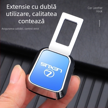 Extender pentru centură auto cu Cataramă laser – aliaj de zinc, logo imprimat, pregătit pentru etichetare privată