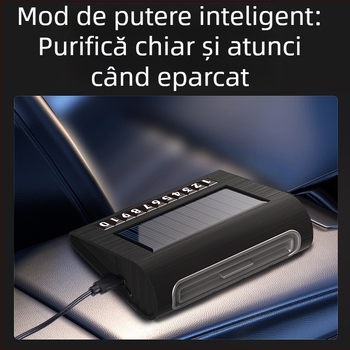 Purificator de aer auto cu ozon, funcționare automată, model 8819, putere 1W USB, 5V, oxigen activ 20 mg/h