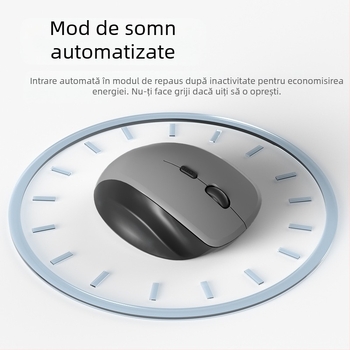 Mouse wireless ergonomic, 2400 DPI, 7 butoane, interfață USB, 2,4 GHz