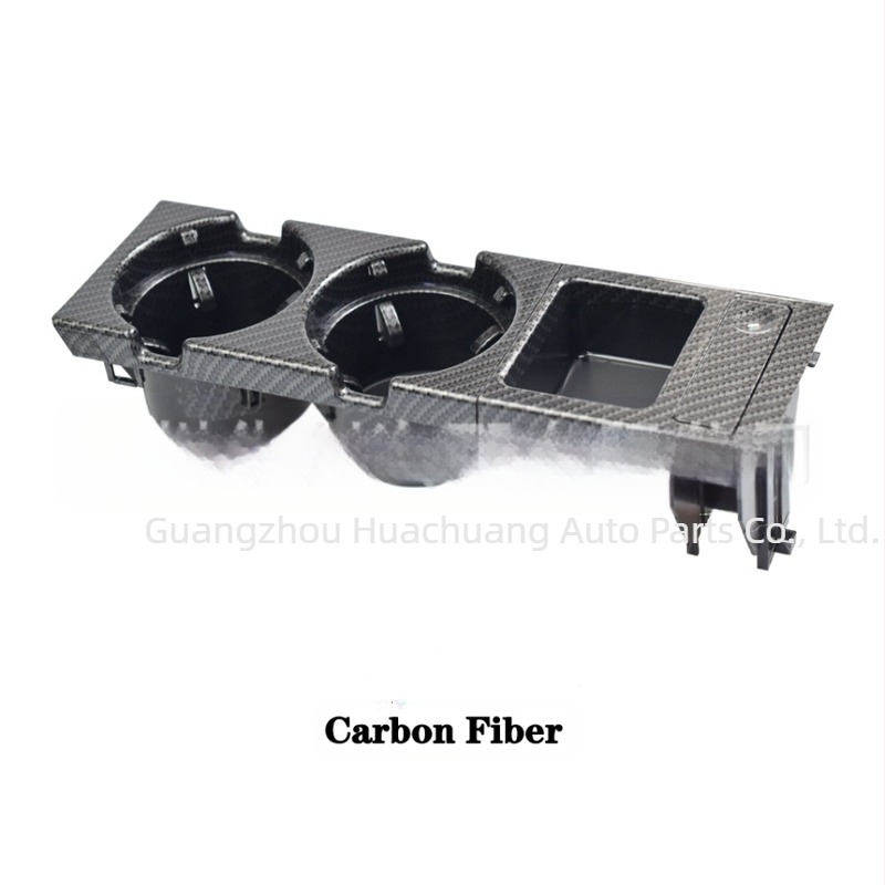 Huachuang suport de pahar pentru apă, compatibil cu BMW Seria 3 E46, spațiu de depozitare în consola centrală cu suport izolat pentru pahar, modele 51168217953/51168217955