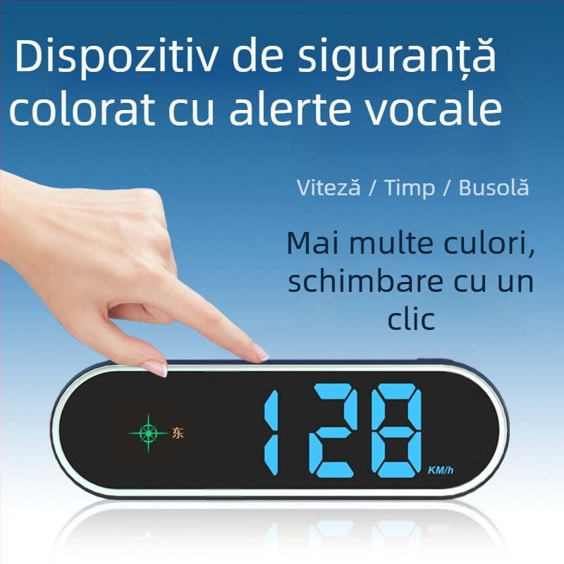 Afișaj HUD pentru mașină cu intrare Beidou și GPS, alimentare USB, model K11, tip 005, compatibil universal