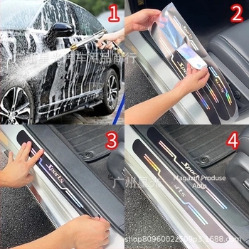 Autocolant auto Starlight – design sportiv, montaj cu adeziv