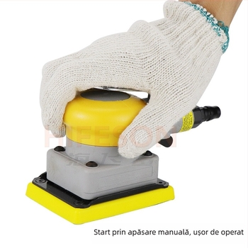 Sea Flying Shark 812S șlefuitor pneumatic dreptunghiular, șlefuitor cu vibrații, cu clips