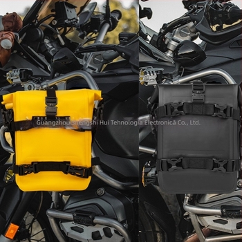 Geantă PVC pentru bară de protecție a motocicletei, 8L capacitate, model Y-M0061, compatibilă cu R1200GS, R1250GS, DL650 și V-Strom