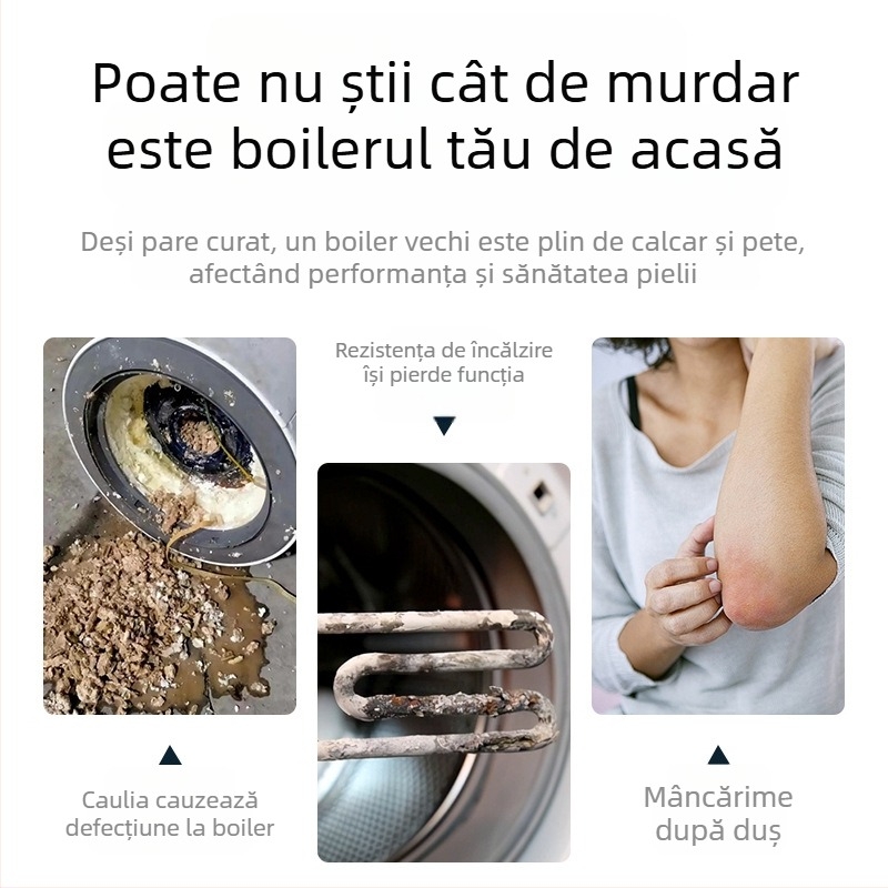 Prefiltru pentru încălzitor de apă – uz casnic; filtru din oțel inoxidabil; filtrare în 2 etape; element filtrant înlocuibil; debit zilnic 3000 L; interval de temperatură 1–65°C