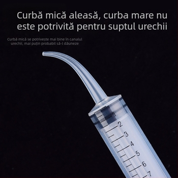 Spălător de urechi din plastic cu linguriță pentru urechi non-luminoasă; marca Other; pachet 1000 buc.; pentru curățarea canalului auditiv
