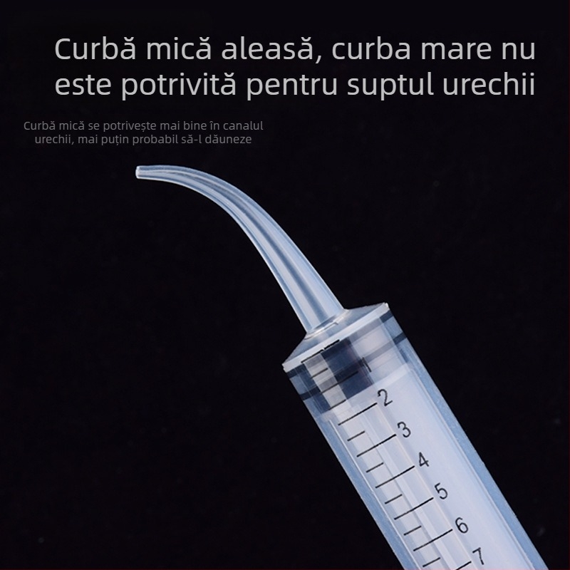 Spălător de urechi din plastic cu linguriță pentru urechi non-luminoasă; marca Other; pachet 1000 buc.; pentru curățarea canalului auditiv