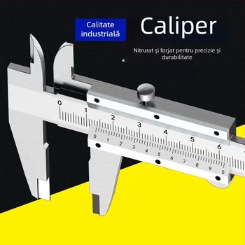 Caliper digital din oțel inoxidabil, 0-150 mm, măsurare înălțime și adâncime, calitate industrială