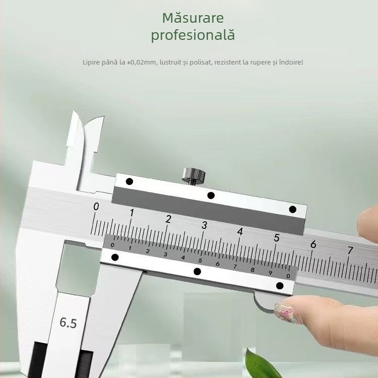 Caliper digital din oțel inoxidabil, 0-150 mm, măsurare înălțime și adâncime, calitate industrială