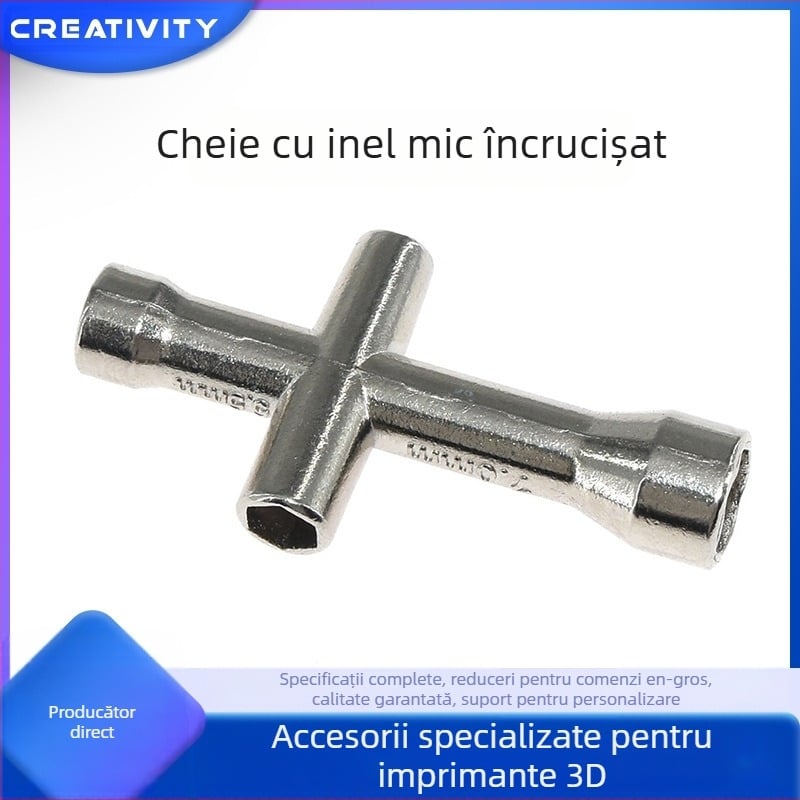 Creativity mini cheie încrucișată pentru piulițe imprimantă 3D