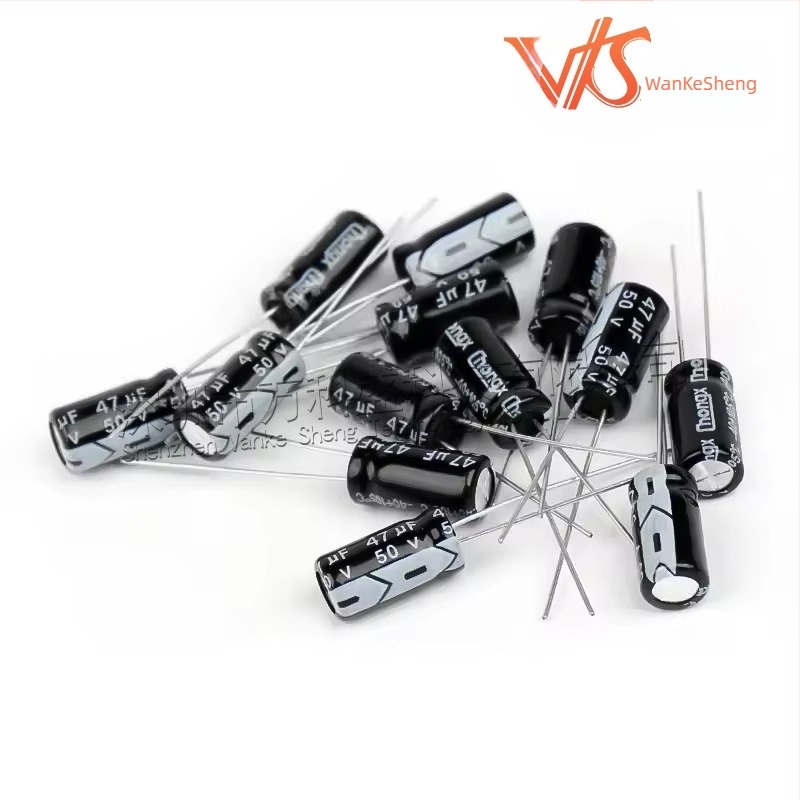 Kit cu cutie de clasificare pentru condensatori electroliți, 500 buc, 24 specificații, interval 0,1–1000 µF