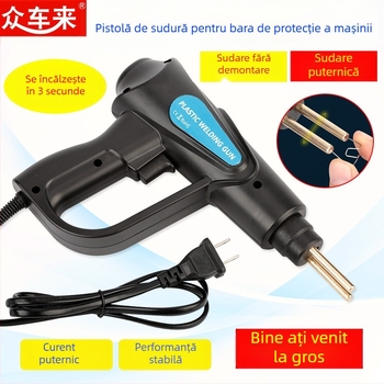 Pistol de sudură pentru plastic pentru bara de protecție auto, model H50, 220V CA, 50/60 Hz, inverter, acționare electrică