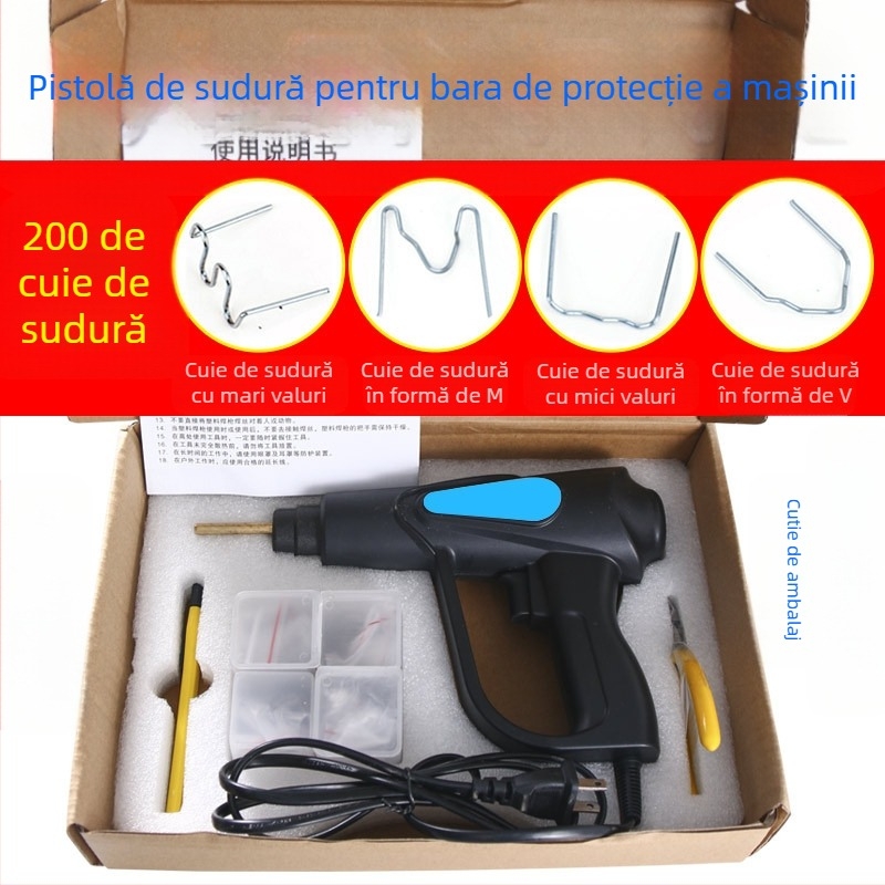 Pistol de sudură pentru plastic pentru bara de protecție auto, model H50, 220V CA, 50/60 Hz, inverter, acționare electrică