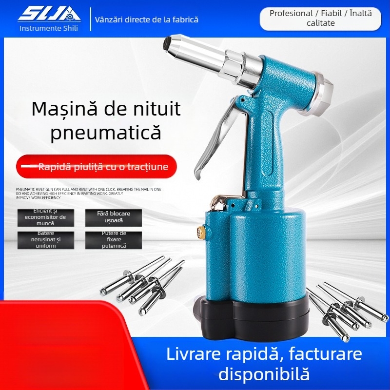 Nituitor pneumatic hidraulic pentru uși și ferestre din aluminiu, unealtă de tragere a niturilor pentru scări din aluminiu