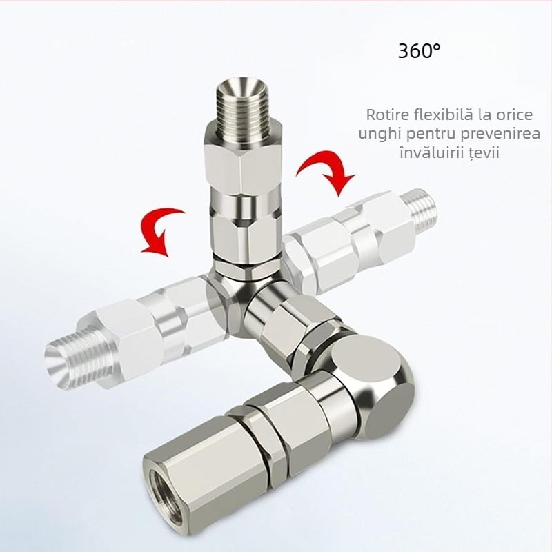 Cuplă pivotantă tip Z pentru pistol de pulverizare din oțel inoxidabil, 6500 PSI, modelul 202577