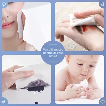 Prosoape de curățare pentru față; brand Famous beauty; material: bumbac pur; proces de fabricație: Altul.