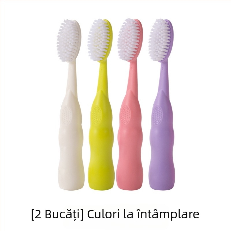 Shengwang periuță de dinți manuală pentru adulți, model 1581, peri moi, cap lat