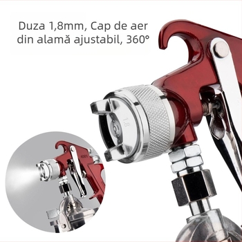 Pistol de pulverizare Dally pentru autovehicule, mobilier, industria navală și mecanică - etichetă privată disponibilă