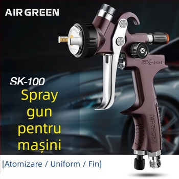 AIR GREEN SK100 pistol de vopsit auto, atomizare înaltă, tip vas