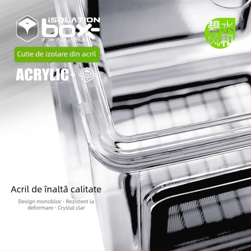 Cutie de izolare pentru pești – acrilic, pătrată, izolare reproductivă, utilizare: izolare a reproducerii