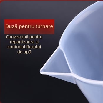 Jinghui Cântar de măsurare din plastic îngroșat cu cilindru gradat, cu mâner, ușor și practic