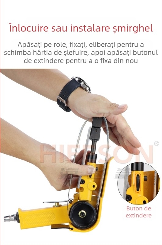 Sea Flying Shark șlefuitor pneumatic cu bandă de șlefuire pentru lustruire