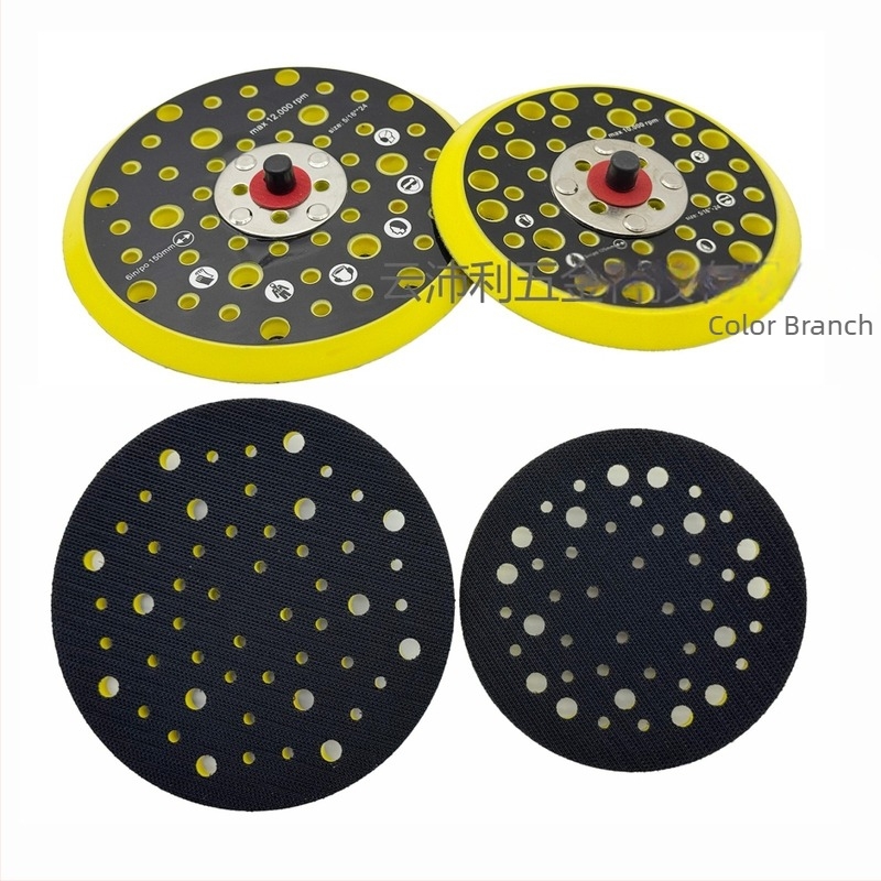 Disc poros pneumatic de polisare, Brand: Altele, PU + nailon cu închidere scai, abraziv: nailon, duritate: medie, compatibil cu baze MIRKA