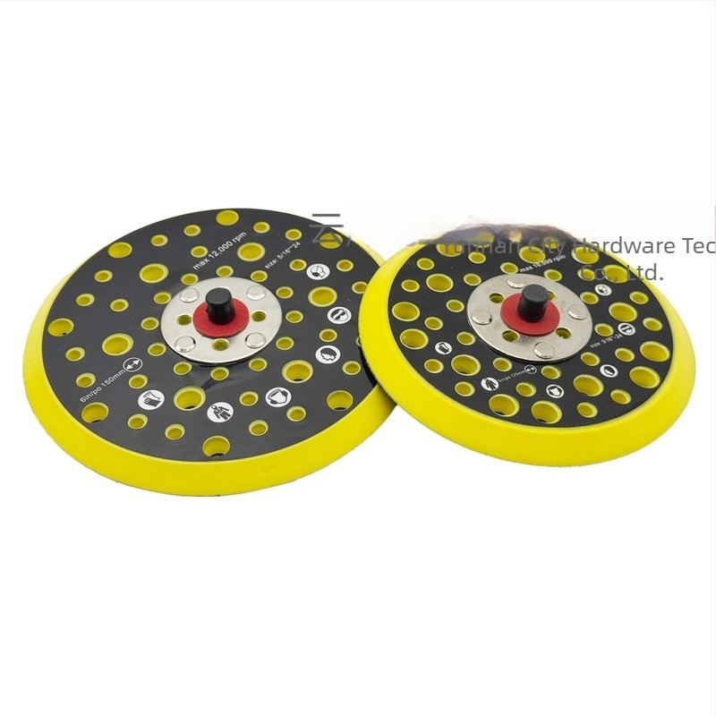 Disc poros pneumatic de polisare, Brand: Altele, PU + nailon cu închidere scai, abraziv: nailon, duritate: medie, compatibil cu baze MIRKA