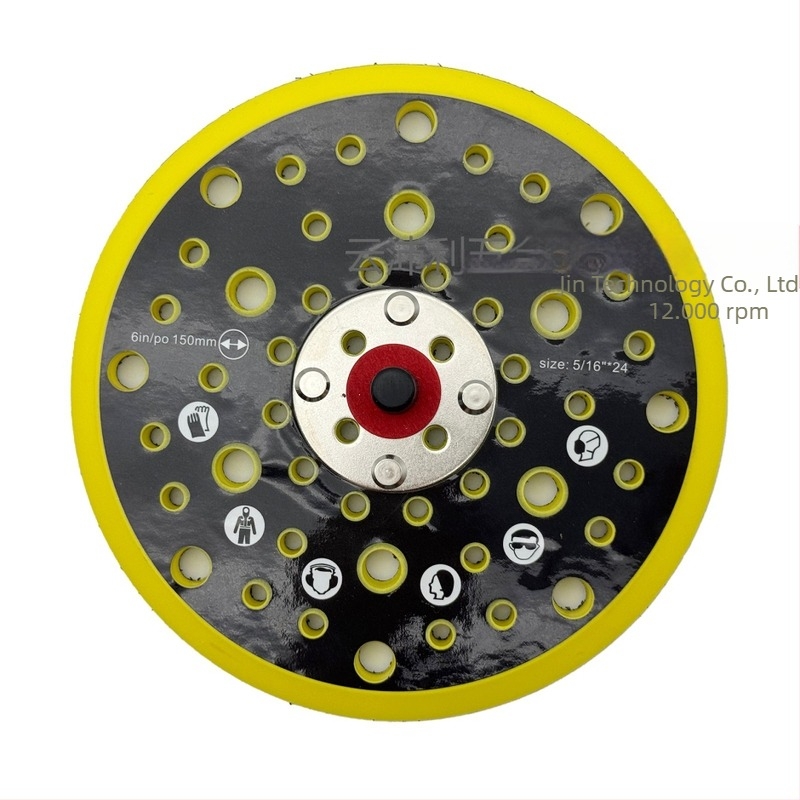 Disc poros pneumatic de polisare, Brand: Altele, PU + nailon cu închidere scai, abraziv: nailon, duritate: medie, compatibil cu baze MIRKA