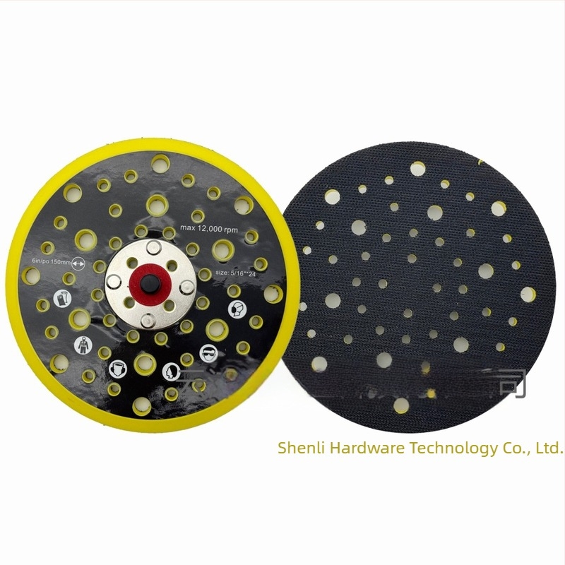 Disc poros pneumatic de polisare, Brand: Altele, PU + nailon cu închidere scai, abraziv: nailon, duritate: medie, compatibil cu baze MIRKA