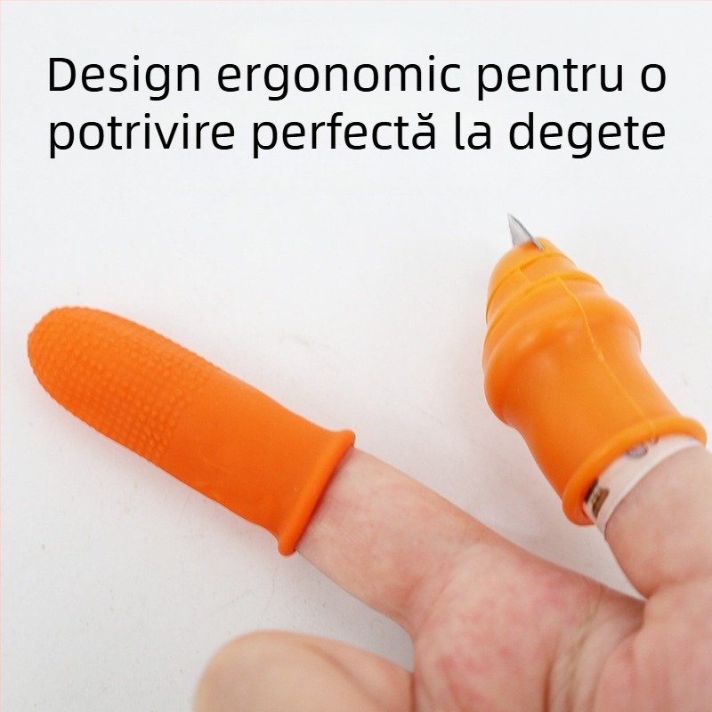 Cuțit pentru deget Chef Ji Qixiu — construcție PP cu oțel inoxidabil, stil modern și simplu, personalizare disponibilă, logo imprimat