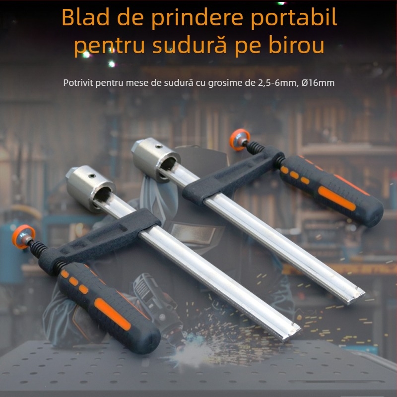 Puliv clejă portabilă de sudură pentru birou - oțel A3, pentru sudori, greutate 0.3-6 kg