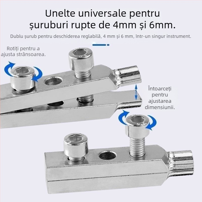 Instrument de reparare robinete și țevi cu filet universal și extras pentru șurub rupt — Brand: Other