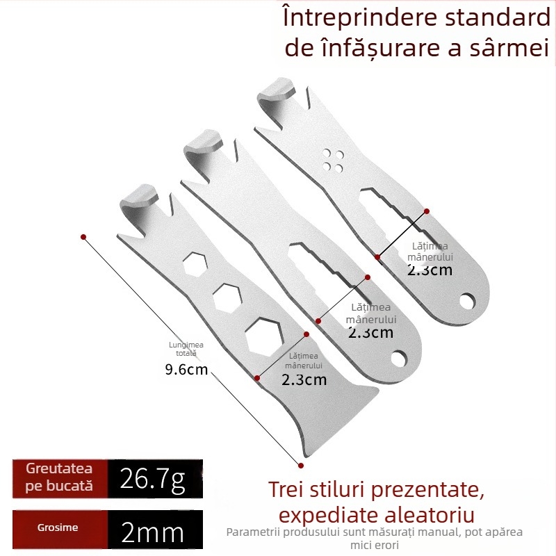 Unealtă pentru înfășurarea și legarea sârmelor - oțel galvanizat, finisaj polizat, greutate 0,5, marcă Prepared