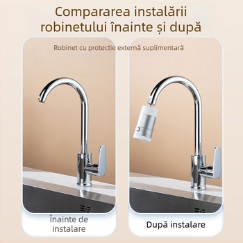 Robinet de bucătărie cu furtun retractabil, model CLDD2YS, material oțel inoxidabil + ABS, control cu un singur mâner, presiune nominală 10, temperatură de lucru 85°C