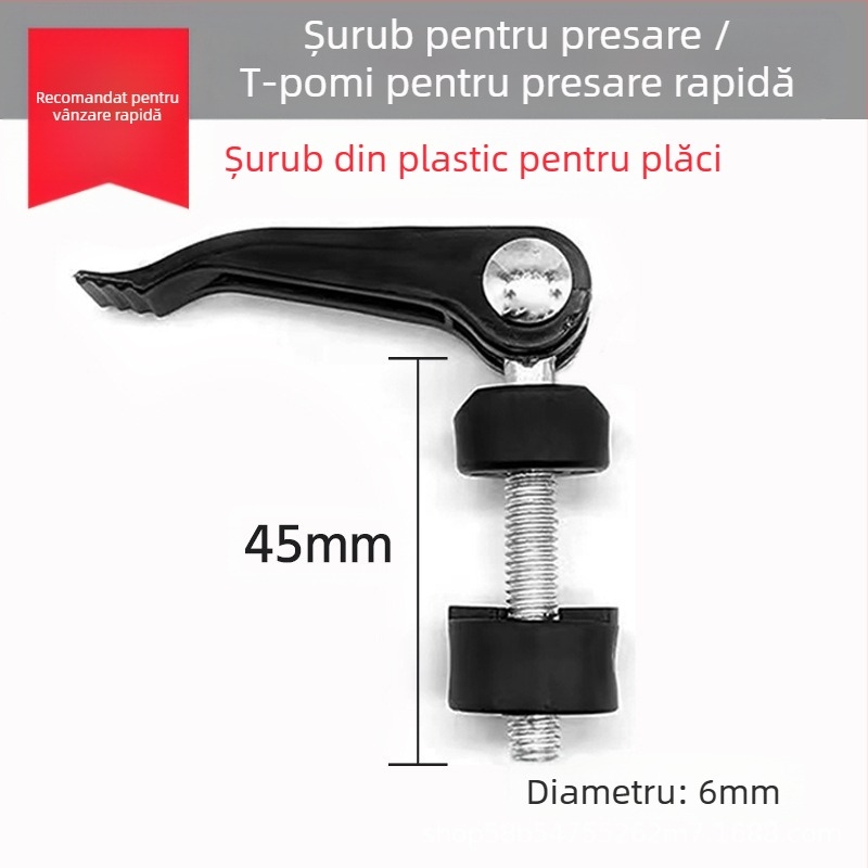 Bangwei Aksesori pentru plăci ceramice: cuțit de împingere cu riglă, cap plat mare, aliaj, electroplacare, GB/T839, gradul 9.8