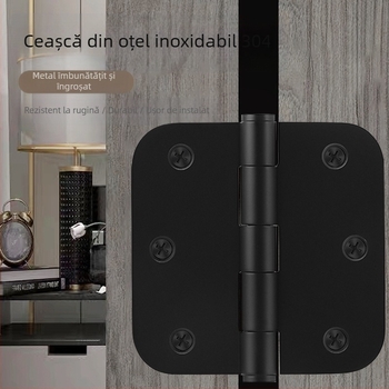 Balama pentru ușă din oțel inoxidabil, model 3535, finisaj periat, stil modern minimalist