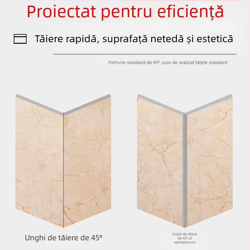 Maib Mașină pentru tăiat colțuri plăcilor, 45° precizie înaltă, aliaj de aluminiu