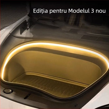 Lumină de atmosferă din silicon pentru portbagajul frontal și lumină de întâmpinare pentru Tesla Model 3 (Ediție Reînnoită), 12W, 16V