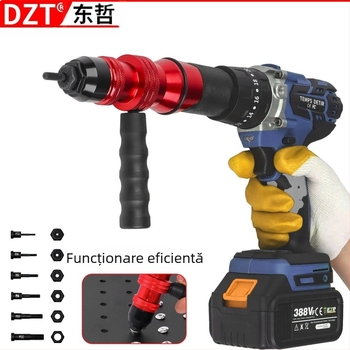 Cap adaptor pentru pistol de nituri – electric, alimentare la priză, DZT, 1,5 kg